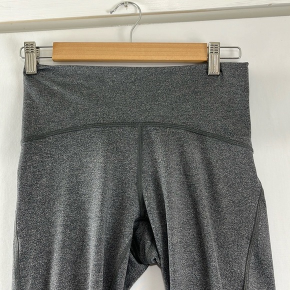 Lululemon Train Times 7/8 Pant in Heathered Black - Picture 3 of 8